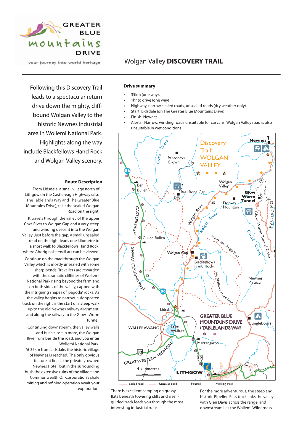 Wolgan Valley DISCOVERY TRAIL