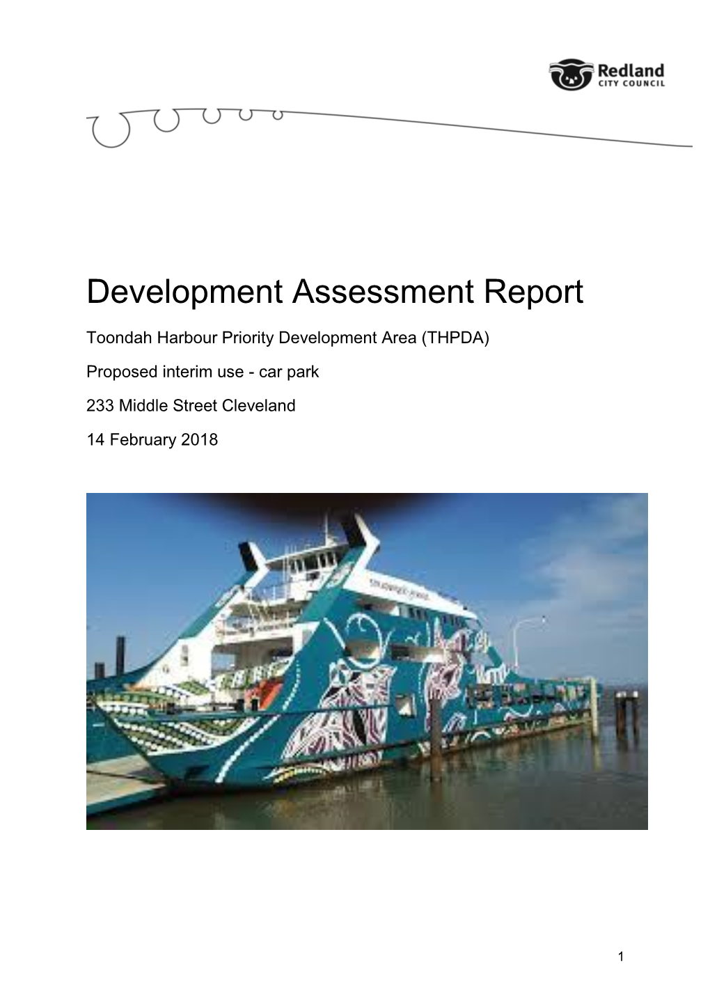 Development Assessment Report