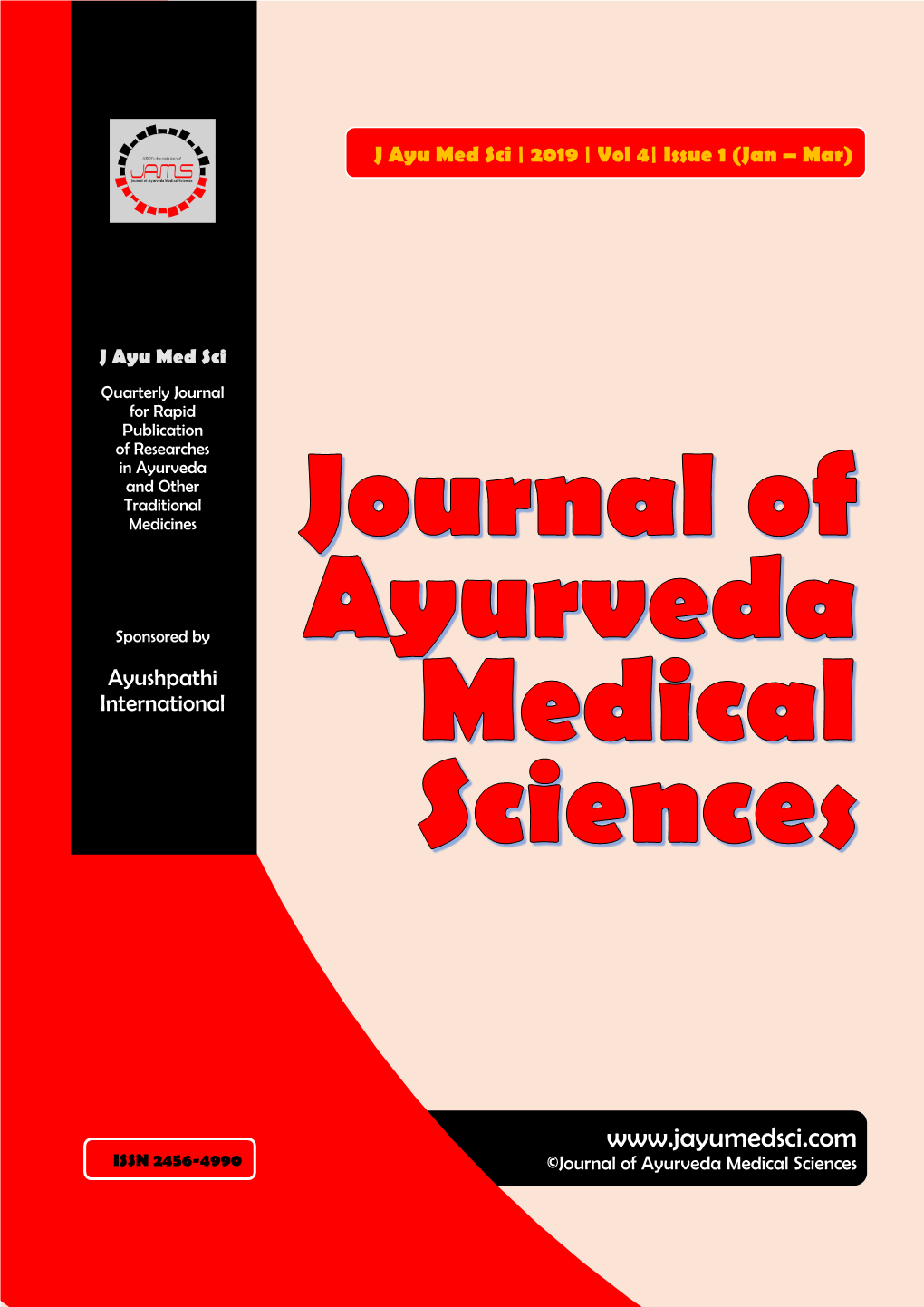 ISSN 2456-4990 ©Journal of Ayurveda Medical Sciences