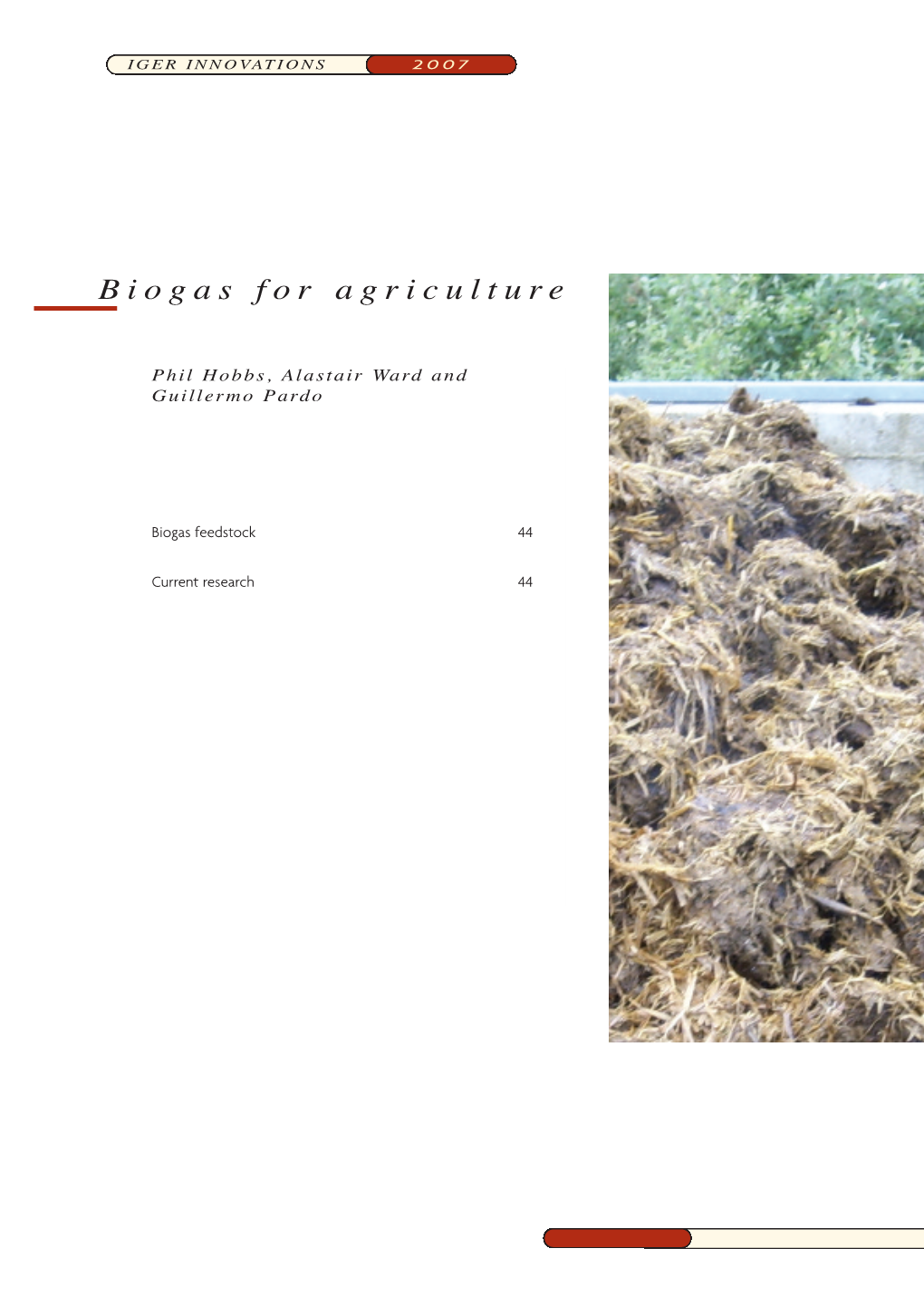 Biogas for Agriculture