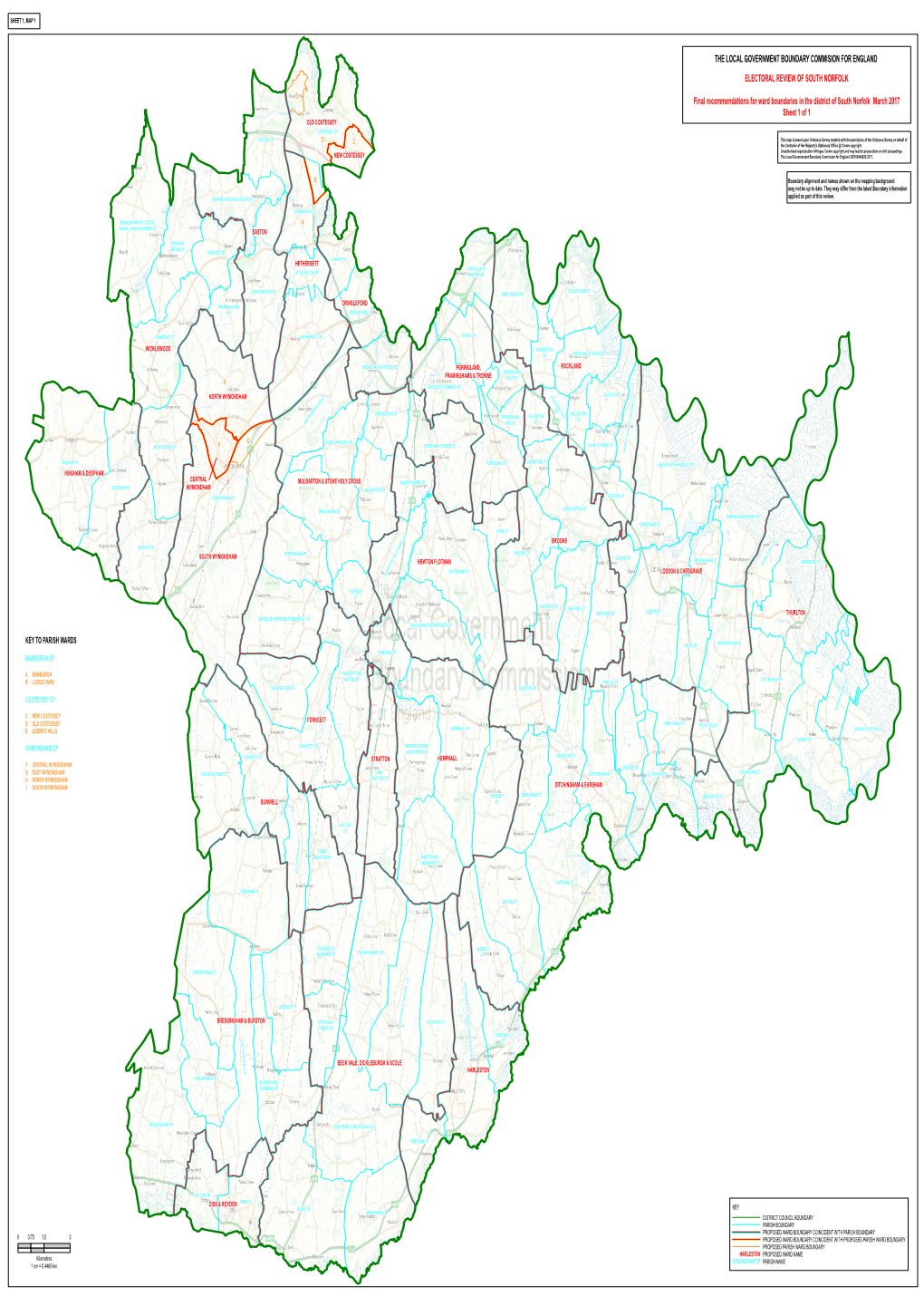 The Local Government Boundary Commision for England Electoral Review of South Norfolk