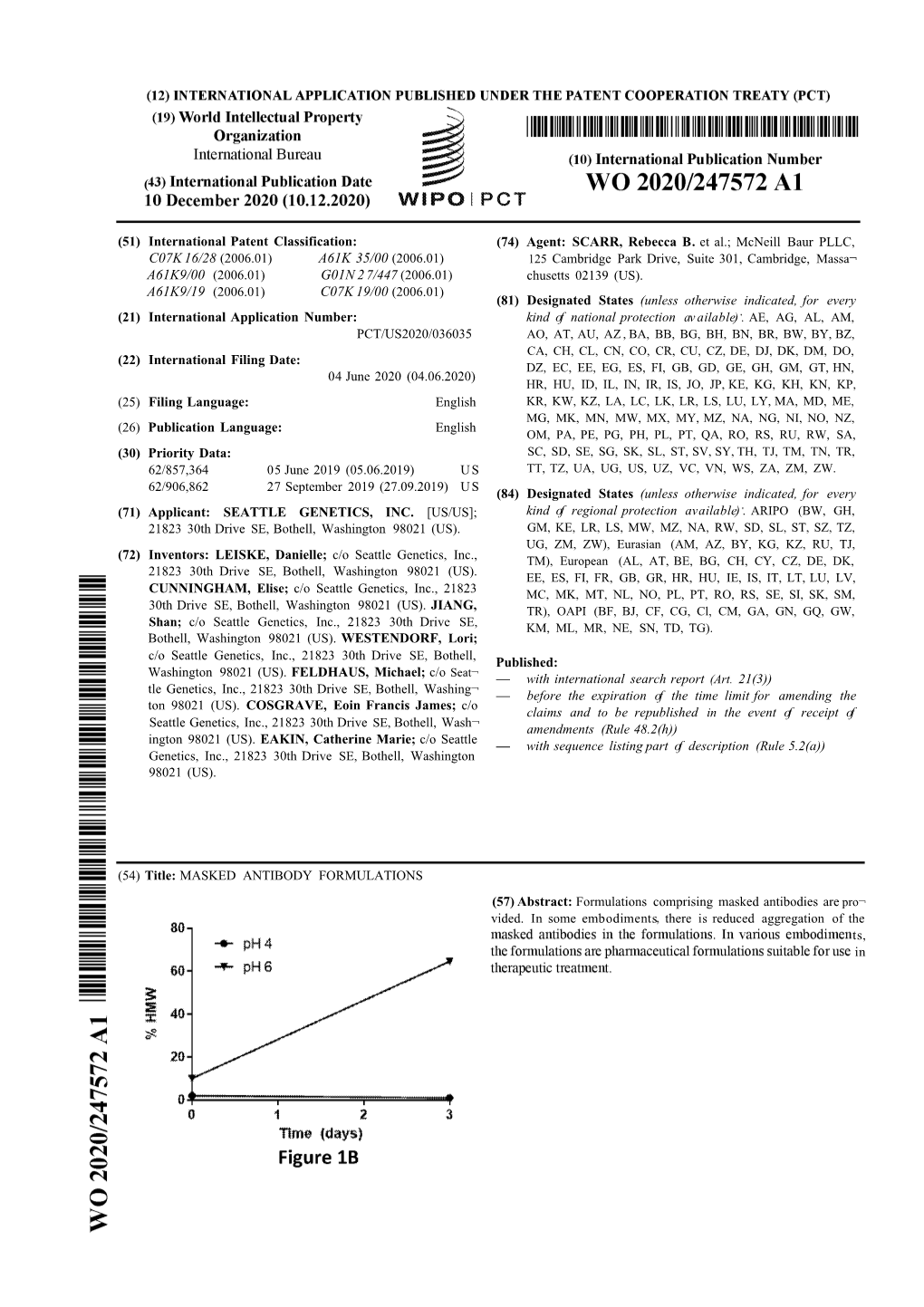 A61K9/00 (2006.01) G01N 2 7/447 (2006.01) Chusetts 02139 (US)