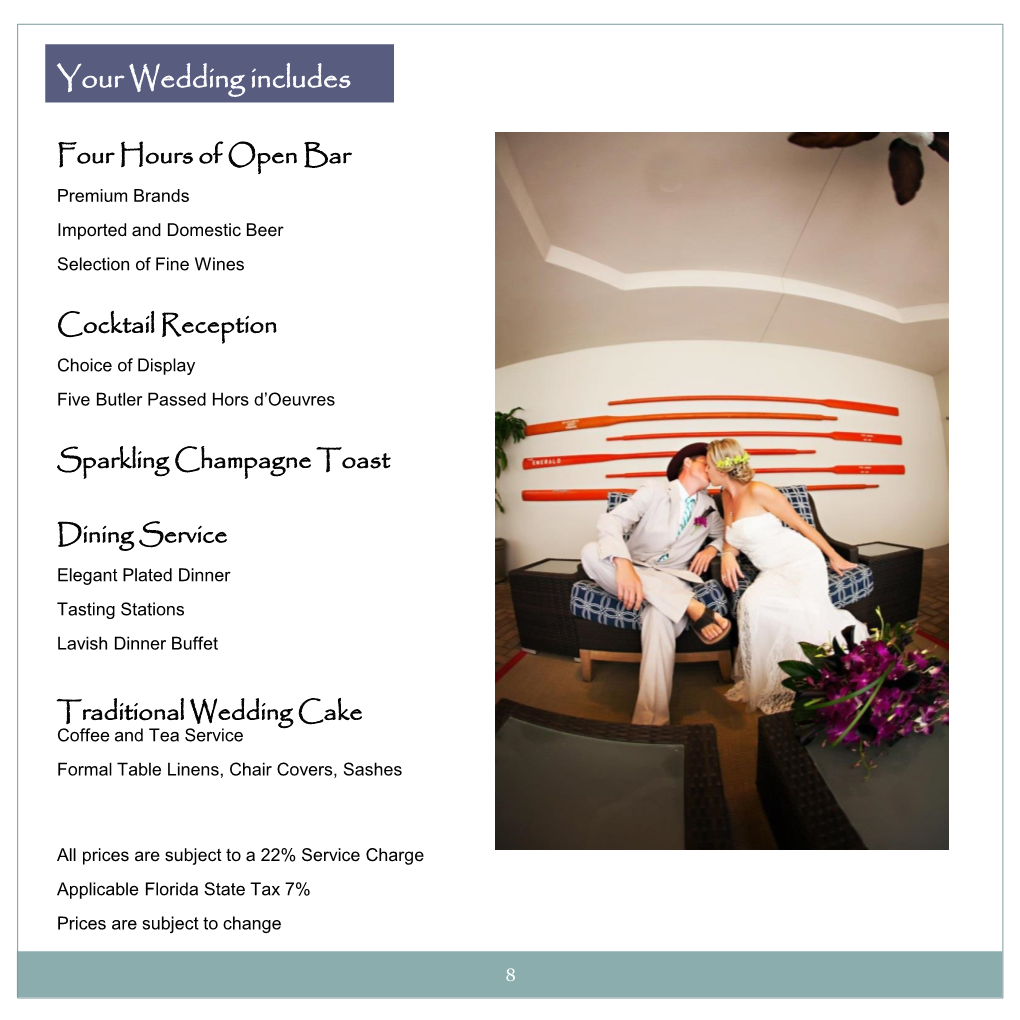 Lido Beach Resort 2021 Wedding Packages