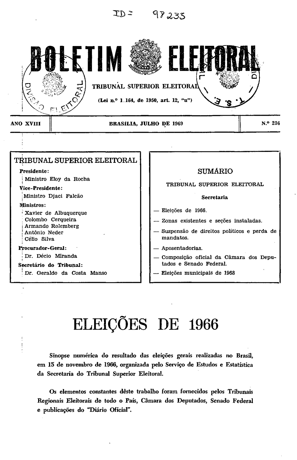 Eleições D E 1966