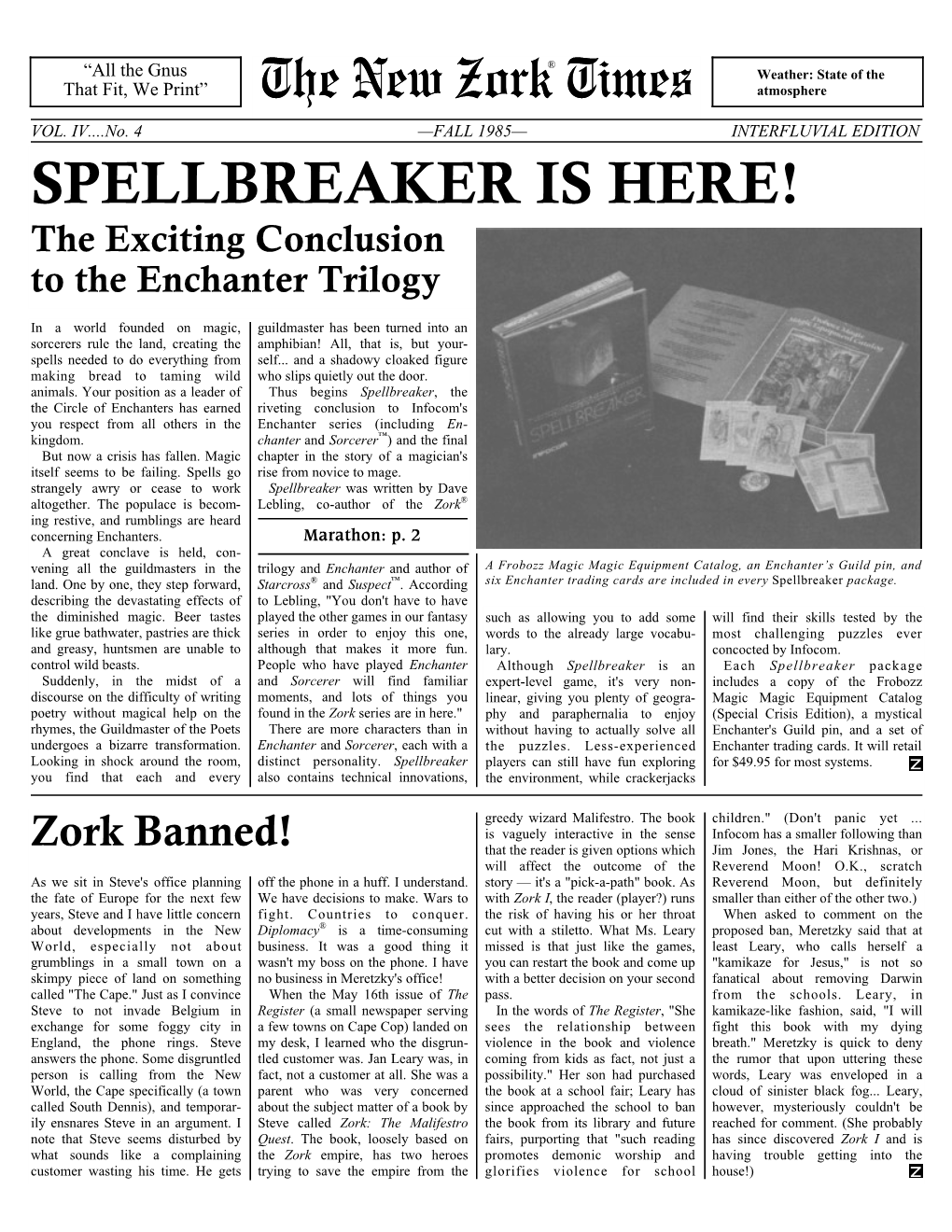 SPELLBREAKER IS HERE! the Exciting Conclusion to the Enchanter Trilogy