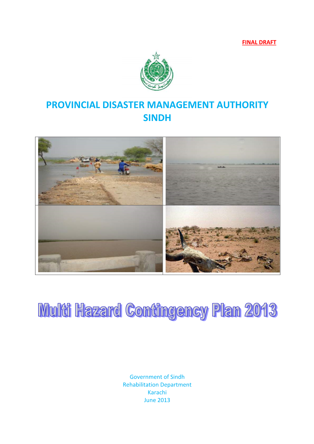 Multi Hazard Contingency Plan 2013