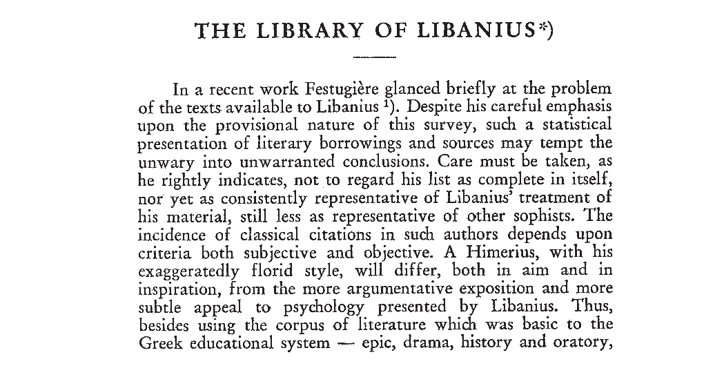 The Library of Libanius':-)