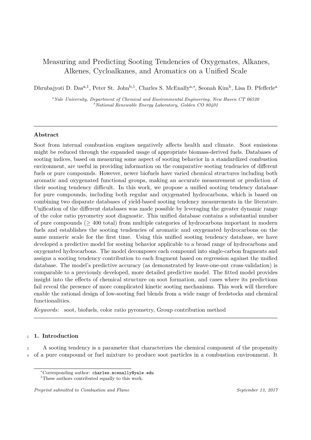 Measuring and Predicting Sooting Tendencies of Oxygenates, Alkanes, Alkenes, Cycloalkanes, and Aromatics on a Unified Scale