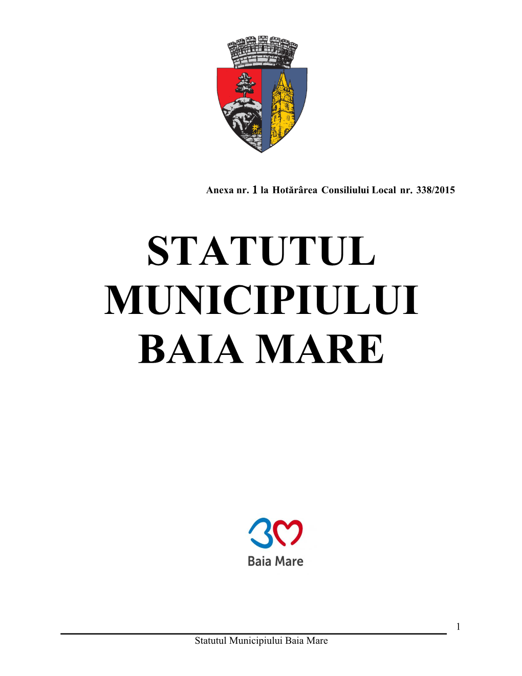 Statutul Municipiului Baia Mare