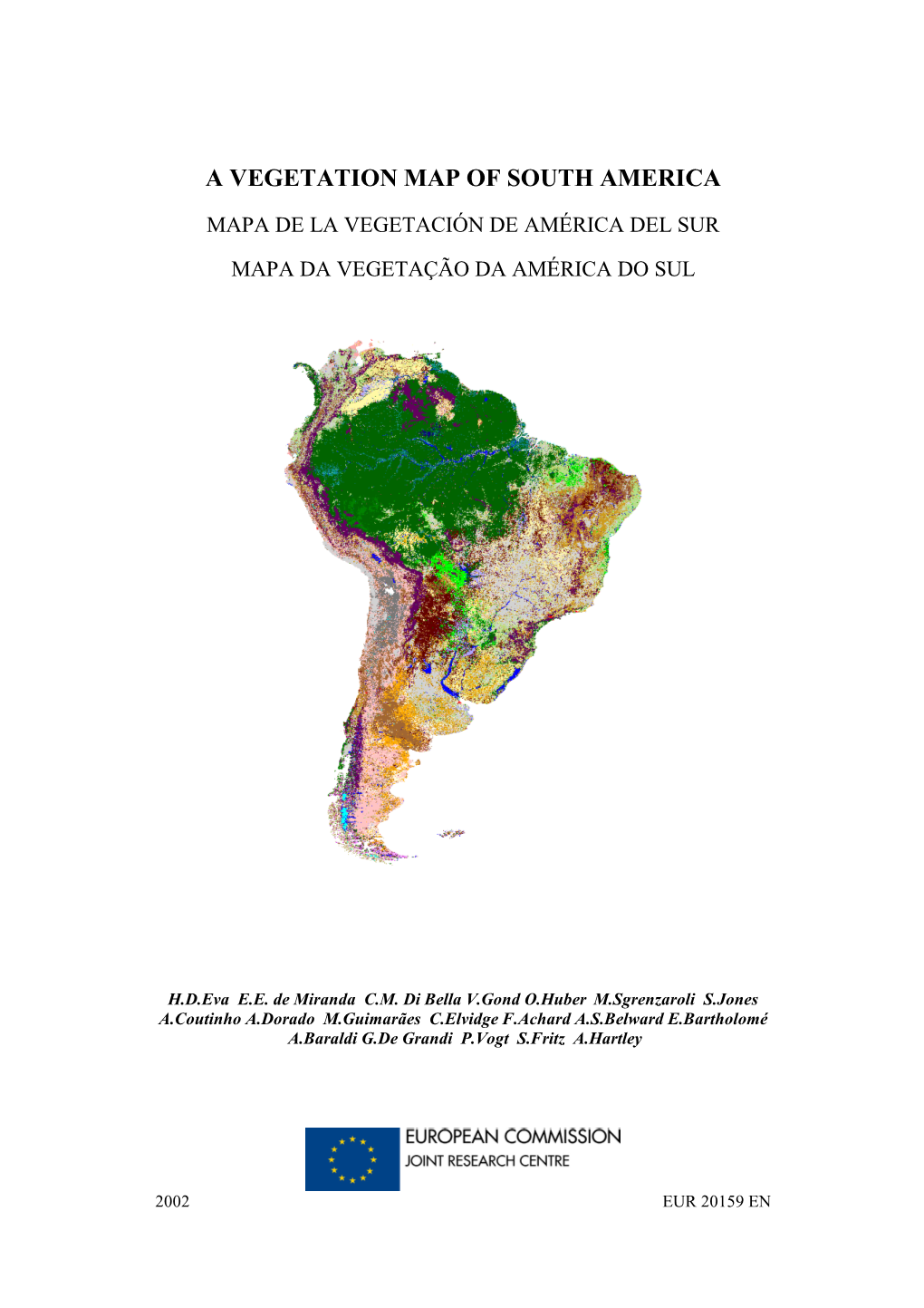 A Vegetation Map of South America