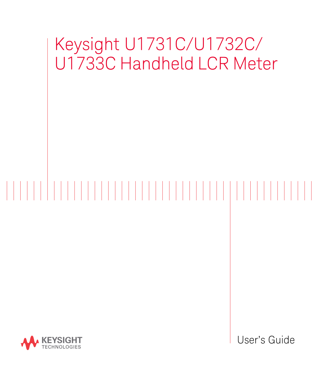 U1733C Handheld LCR Meter