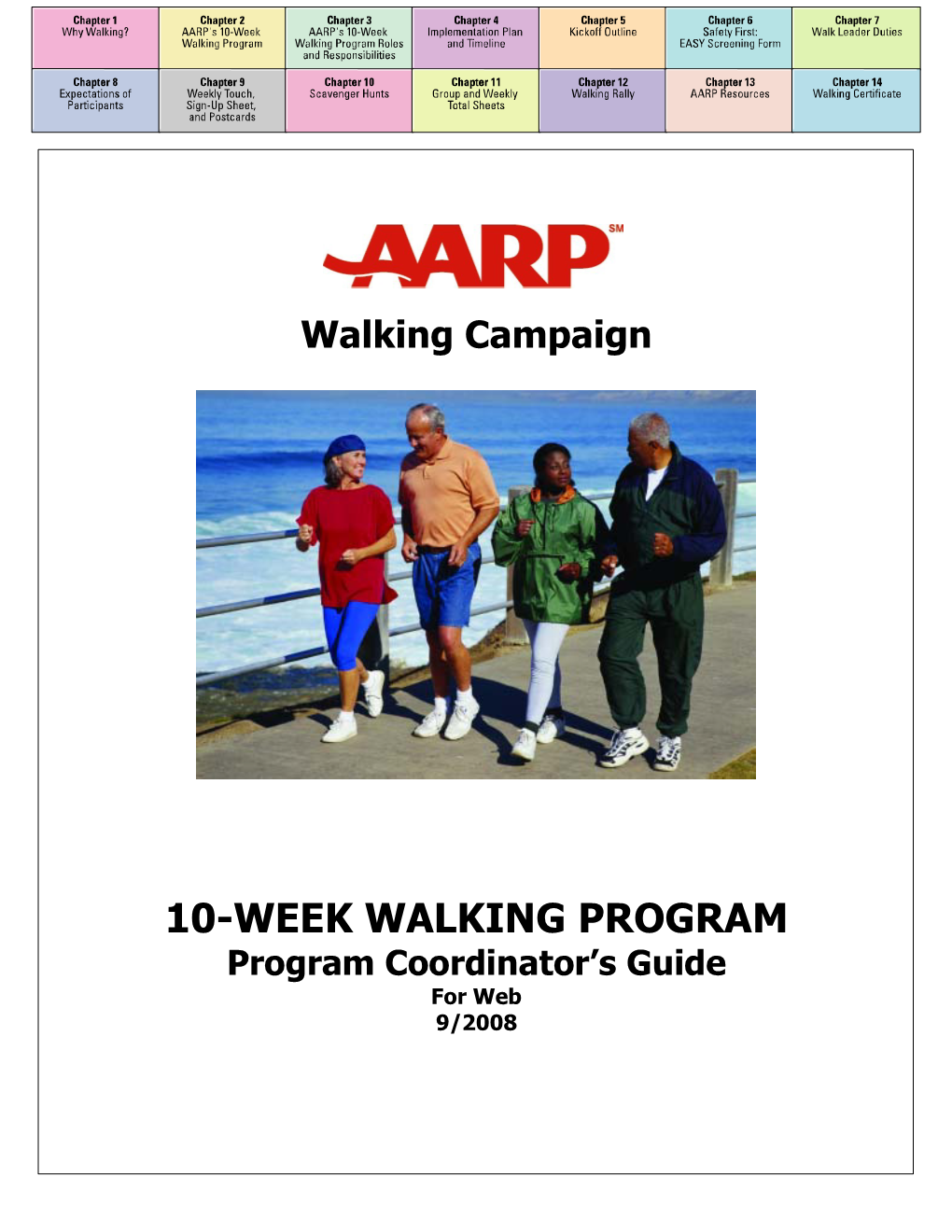 AARP's 10-Week Walking Program Coordinator's Guide