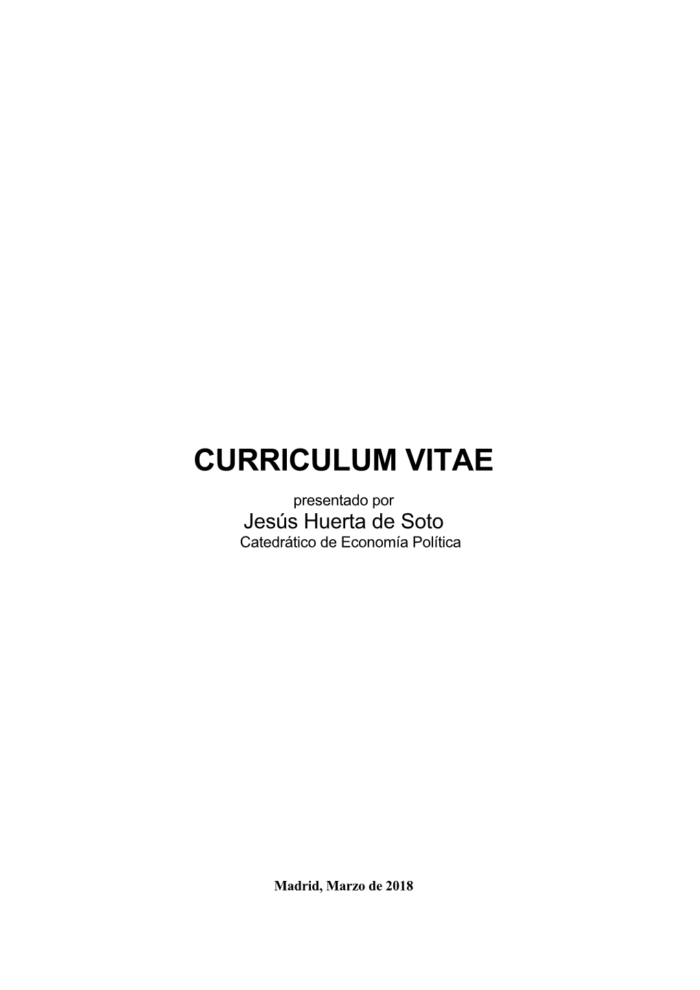 Curriculum Vitae