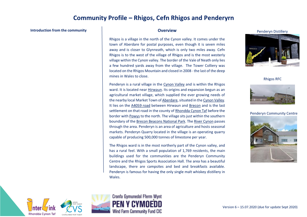 Rhigos, Cefn Rhigos + Penderyn