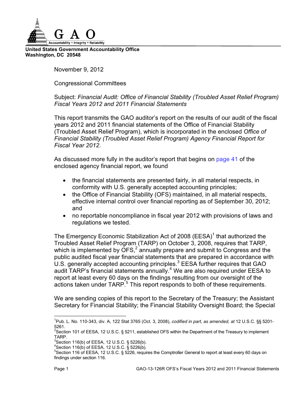 Financial Statements