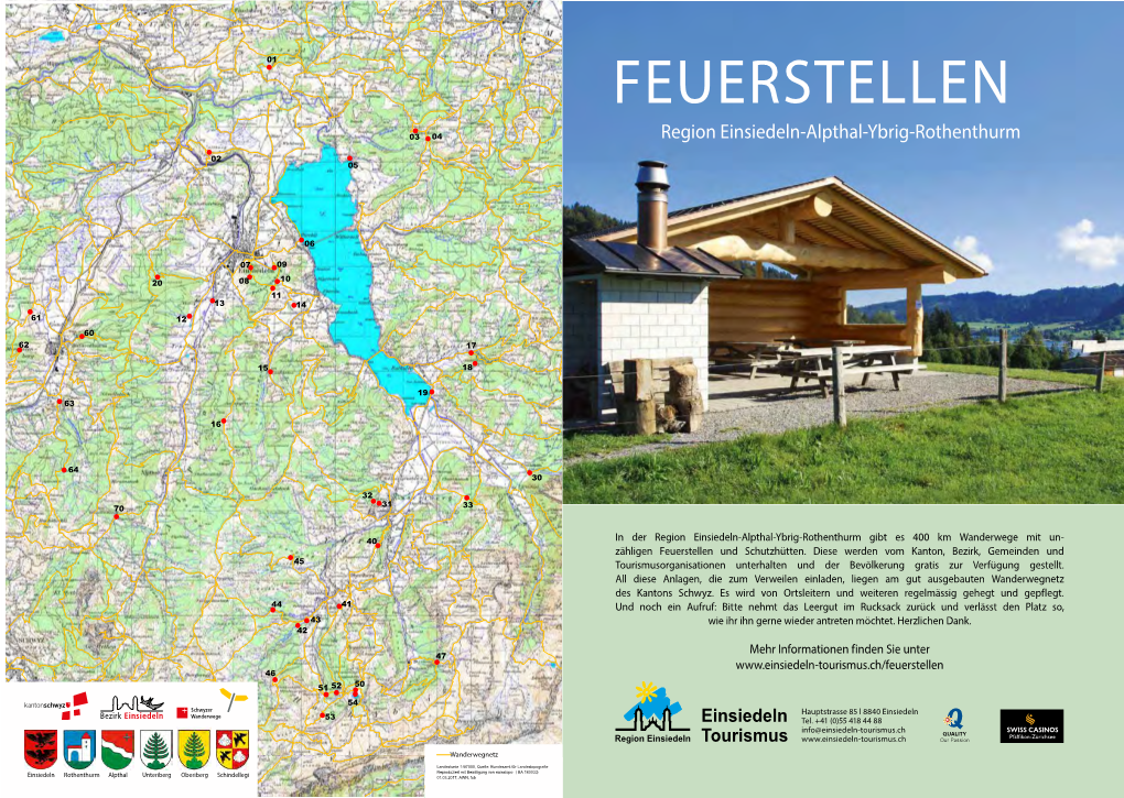 FEUERSTELLEN Region Einsiedeln-Alpthal-Ybrig-Rothenthurm
