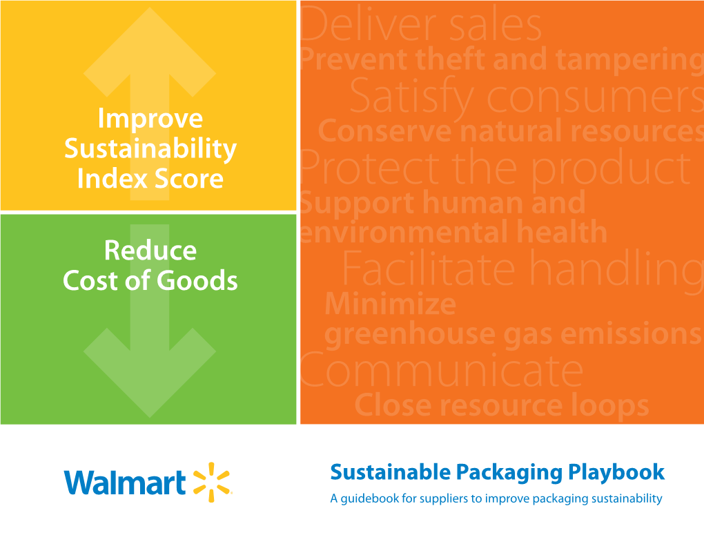 Walmart Sustainable Packaging Playbook 1 Optimize Design