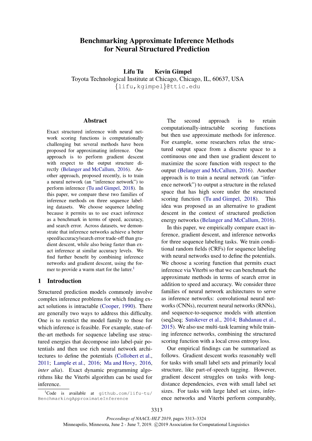 Benchmarking Approximate Inference Methods for Neural Structured Prediction