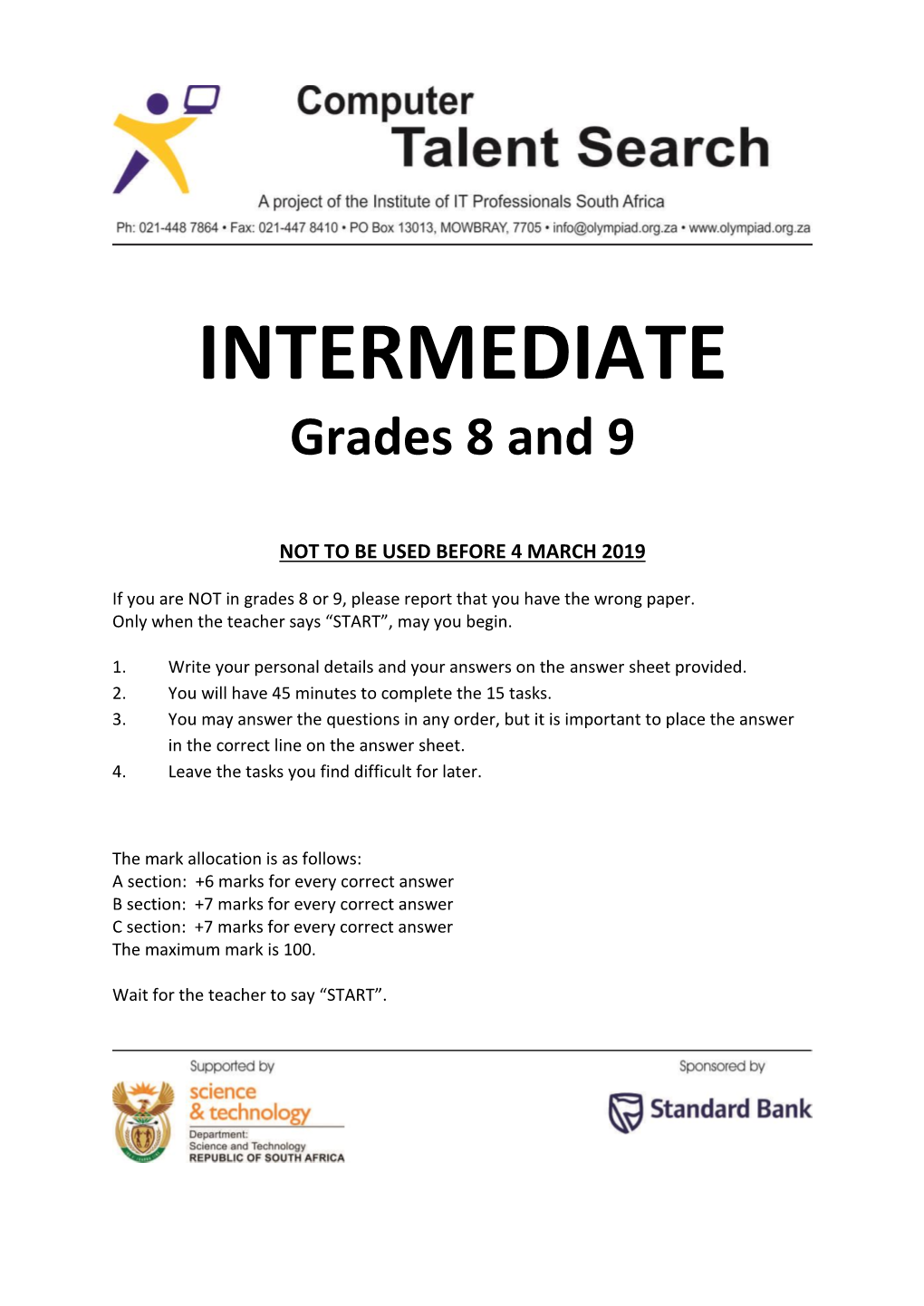 2019 TS Q Intermediate