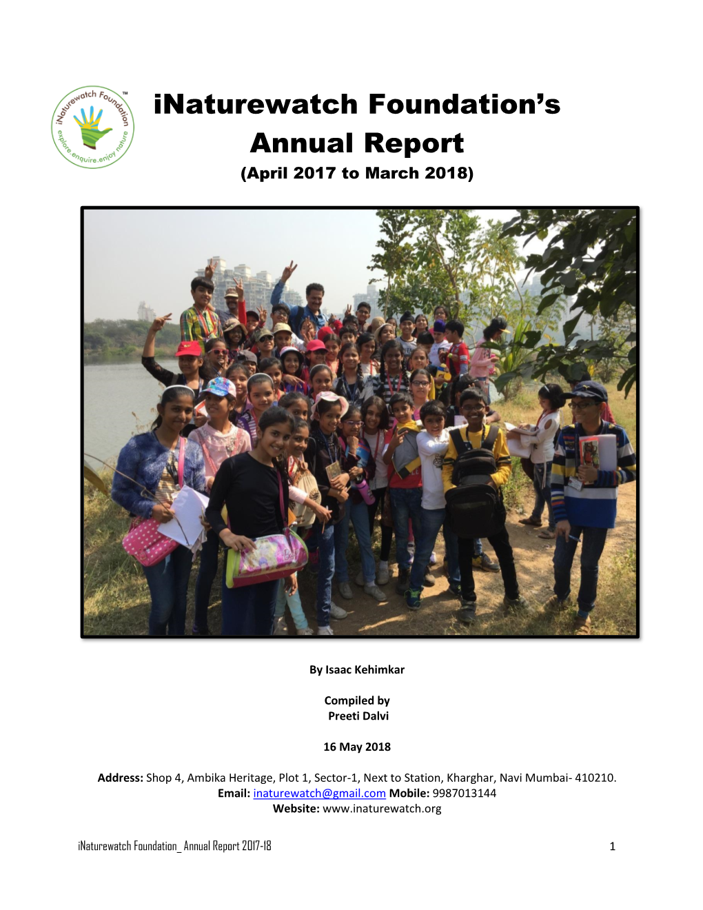 Annual Report (April 2017 to March 2018)