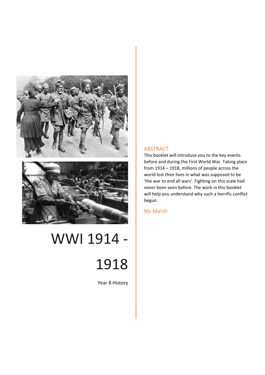 Wwi 1914 - 1918