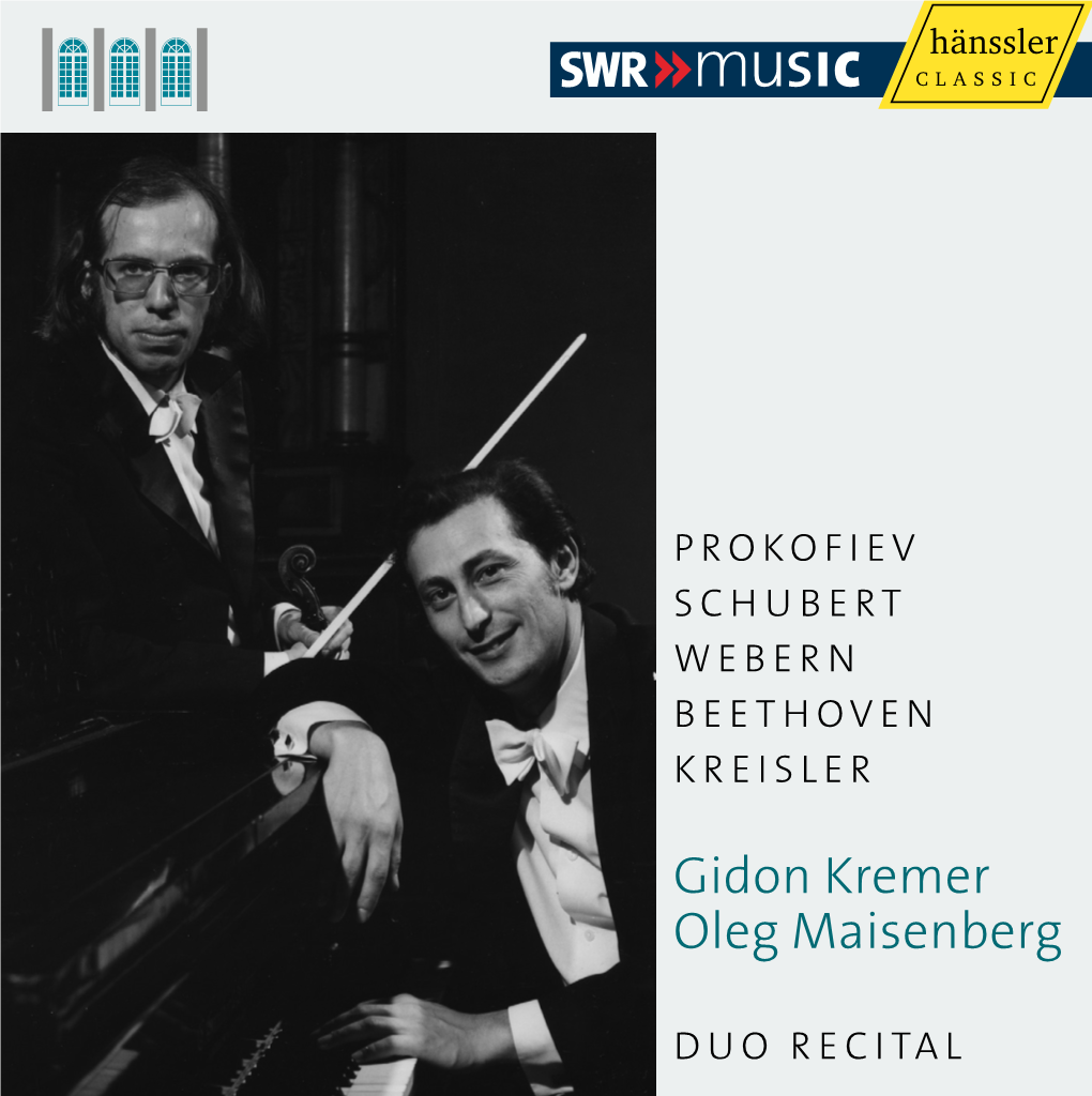 Gidon Kremer Oleg Maisenberg