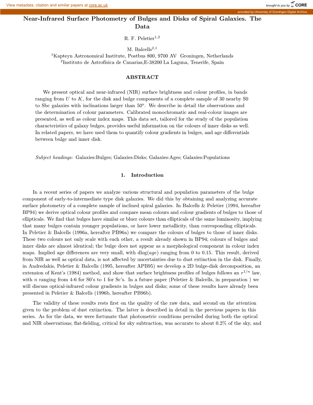 Near-Infrared Surface Photometry of Bulges and Disks of Spiral Galaxies