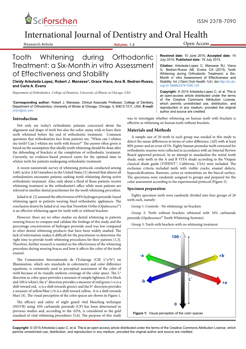 Tooth Whitening During Orthodontictreatment: a Six-Month