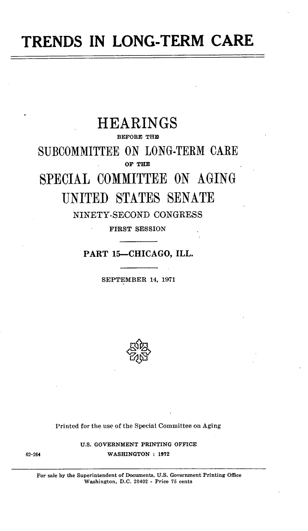 Trends in Long-Term Care Hearings