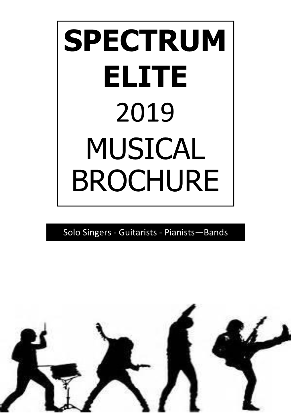 Spectrum Elite 2019 Musical Brochure