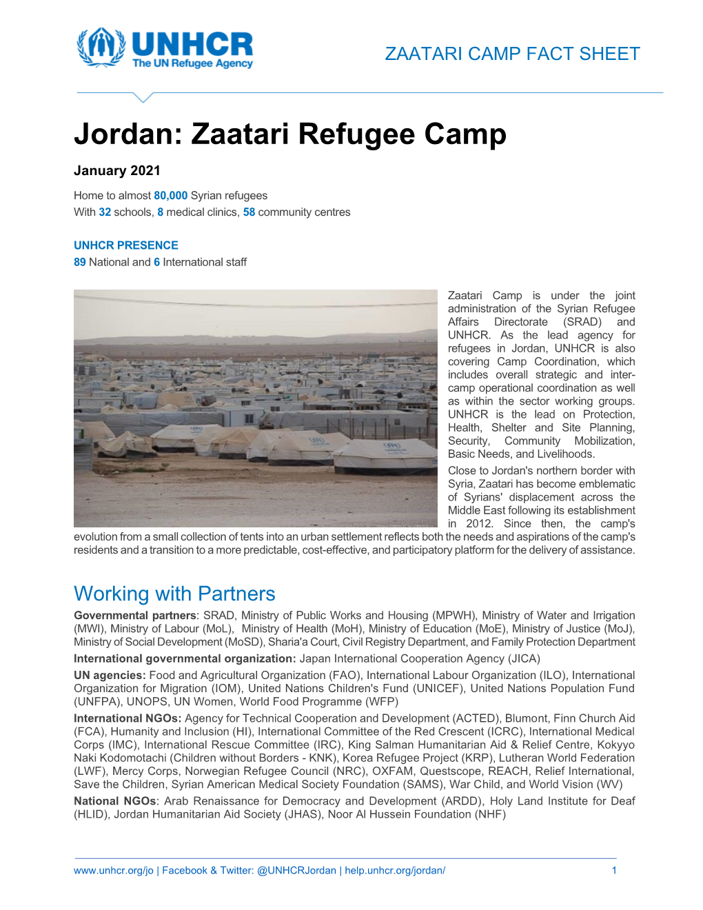 Jordan: Zaatari Refugee Camp