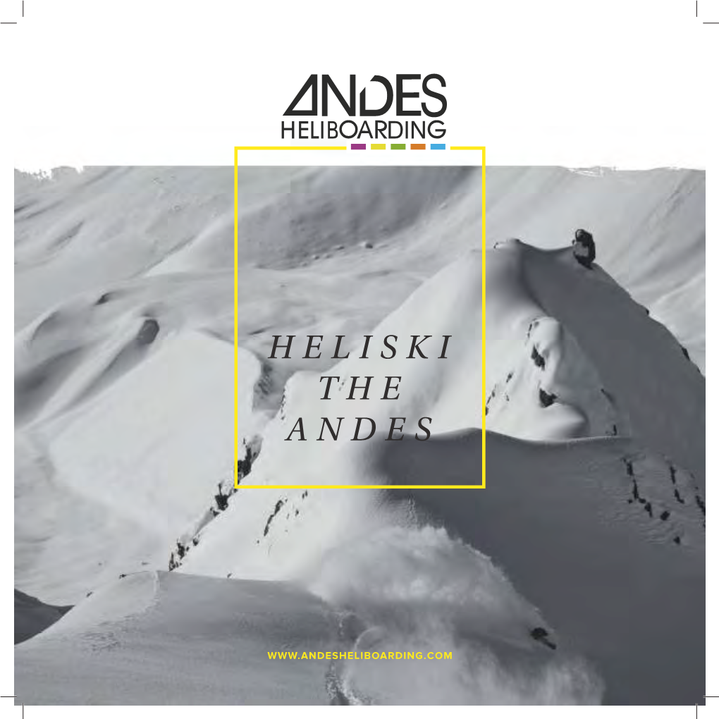Heliski the Andes