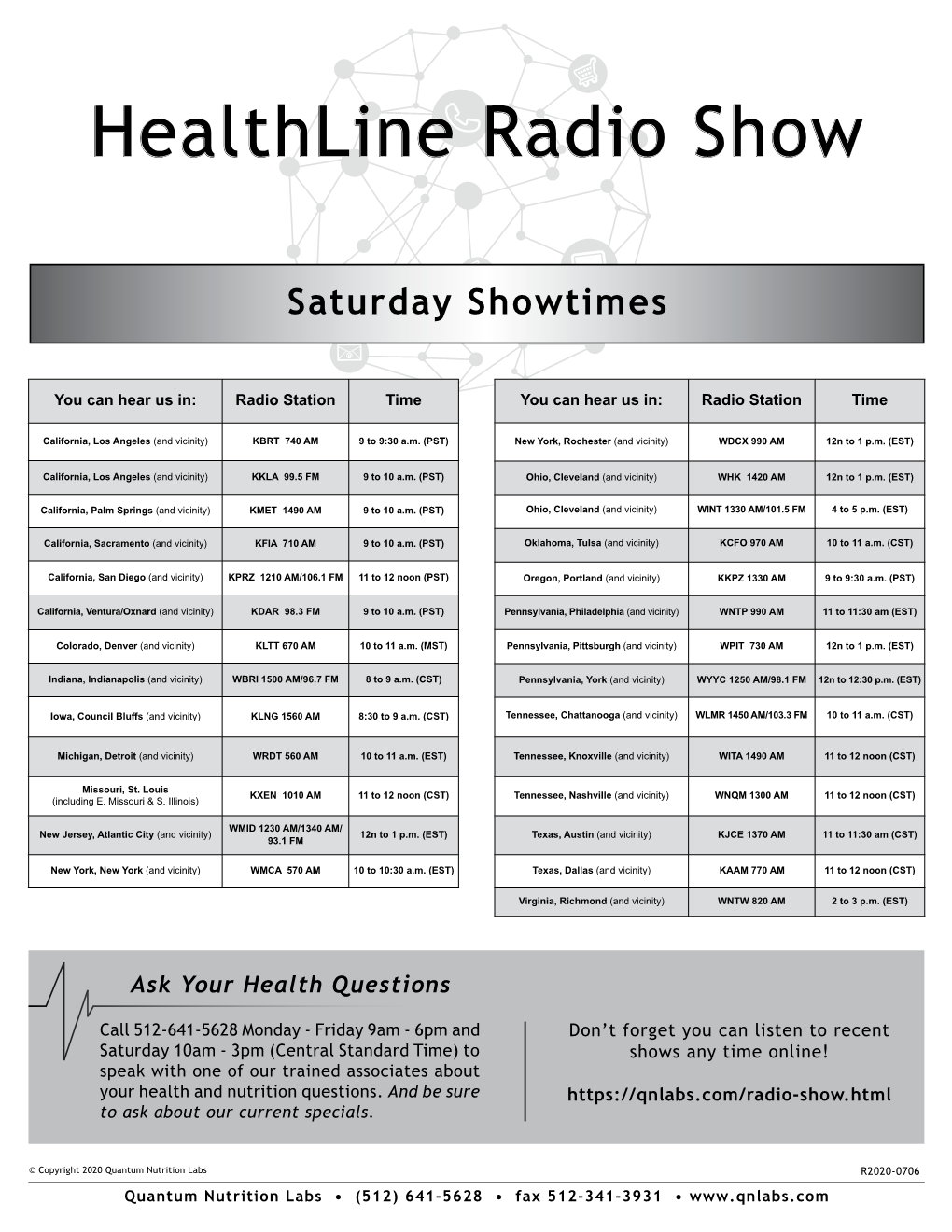Healthline Radio Show