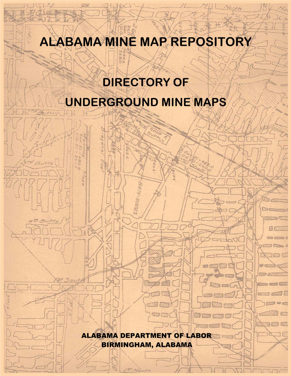 Alabama Mine Map Repository