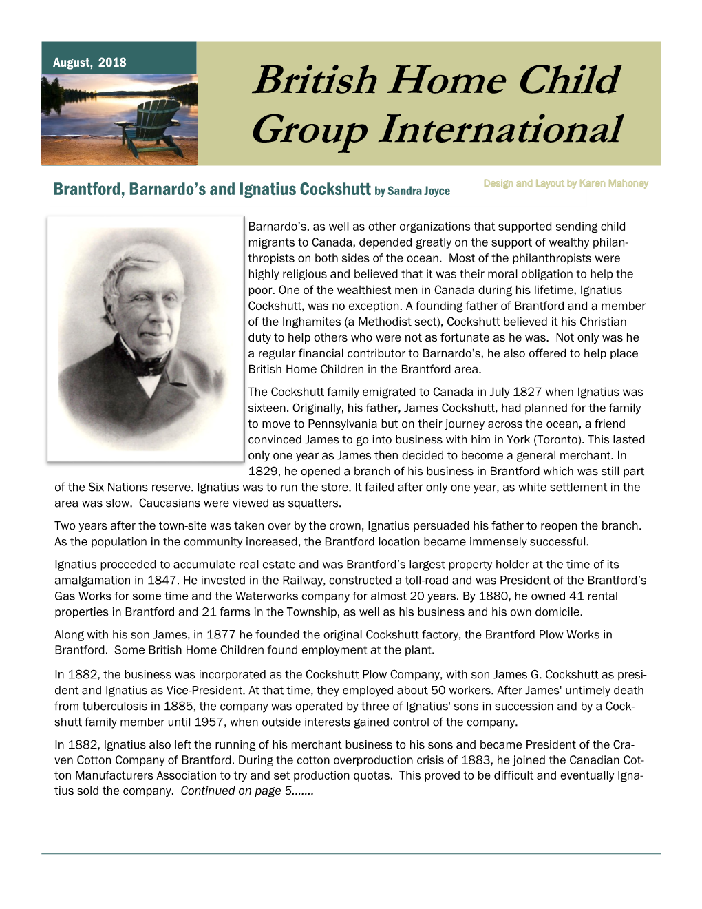 British Home Child Group International