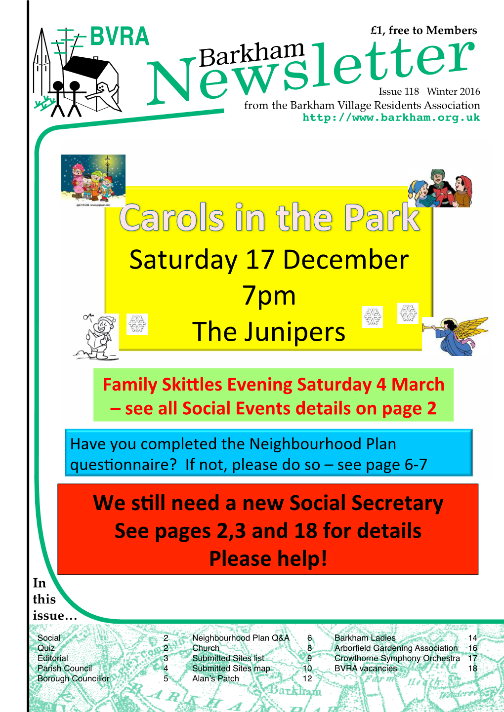 Saturday 17 December 7Pm the Junipers