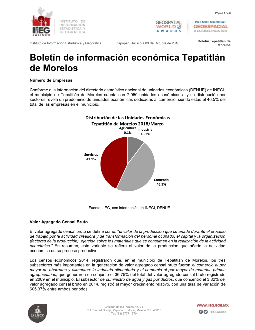 Indicadores De Actividad Económica