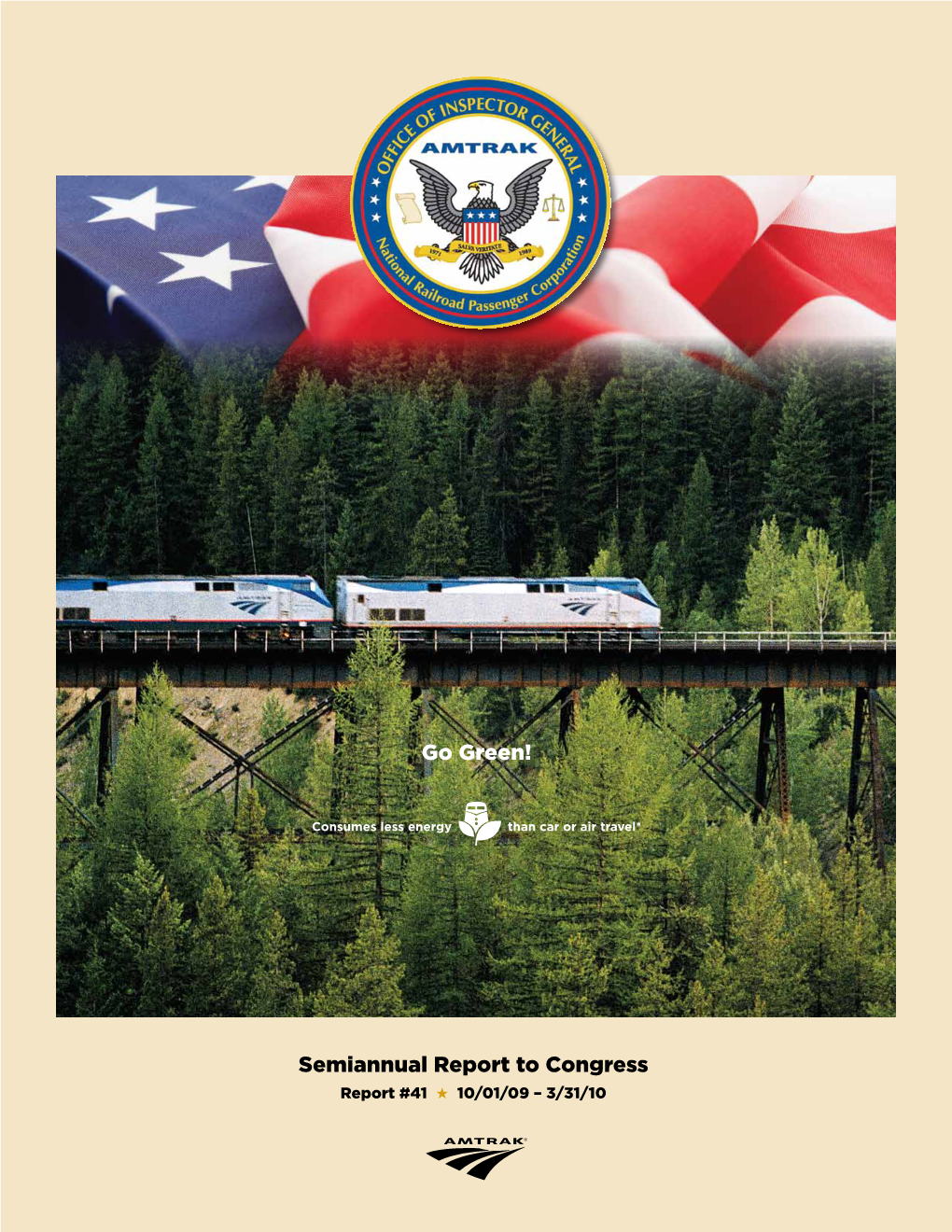 Semiannual Report to Congress Go Green!