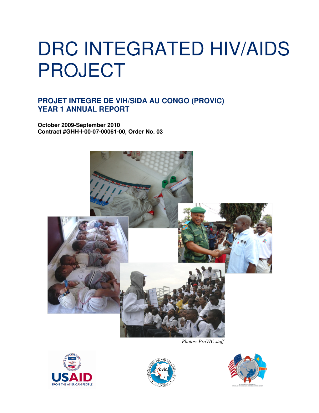 Drc Integrated Hiv/Aids Project