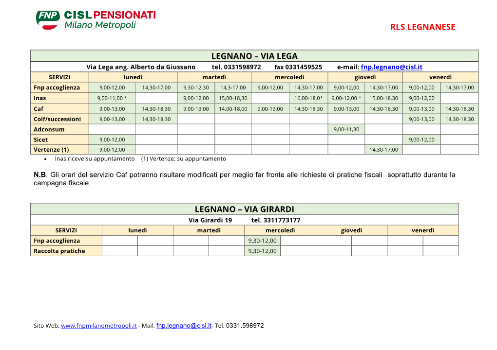 Rls Legnanese Legnano