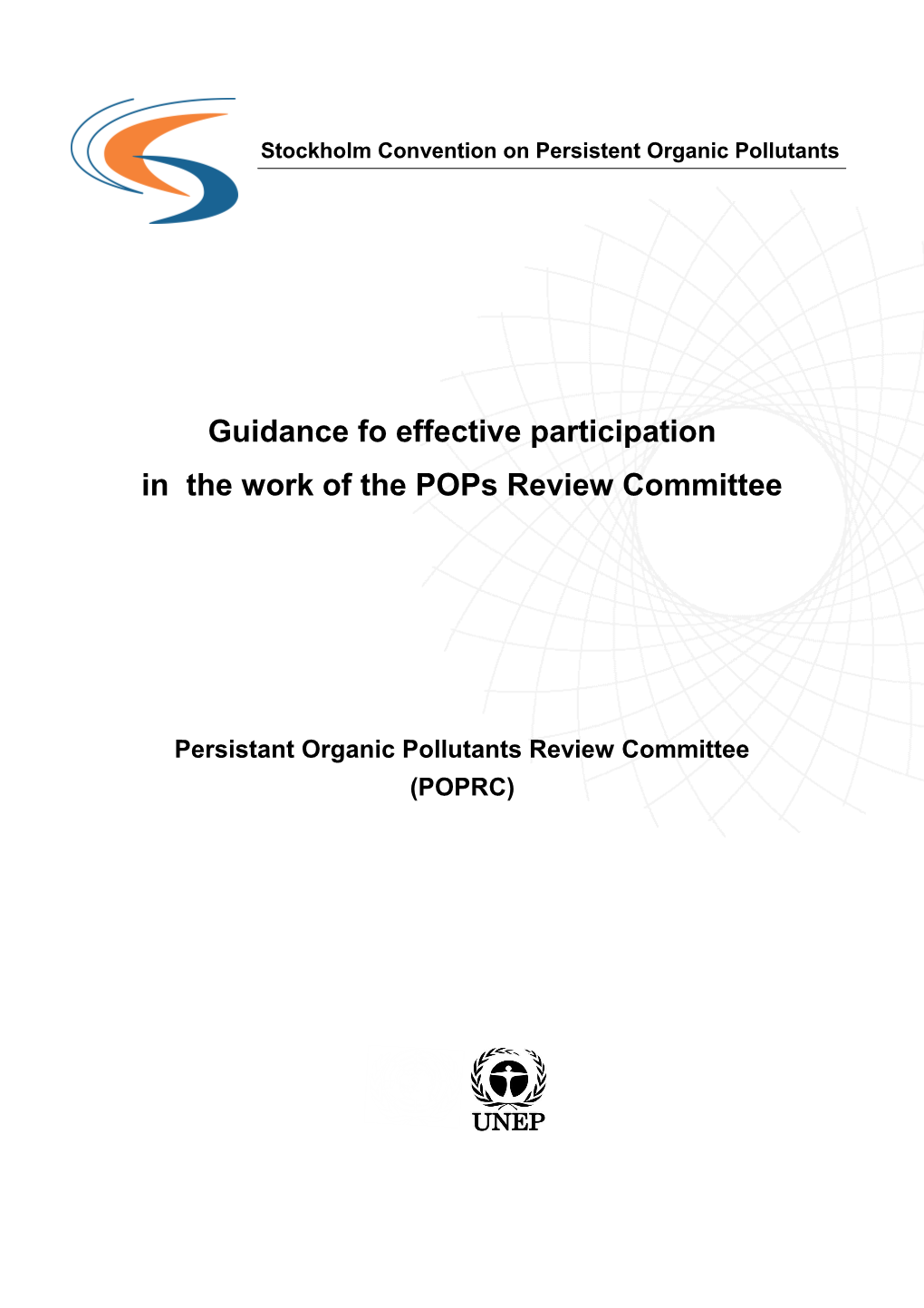 Stockholm Convention on Persistent Organic Pollutants s1