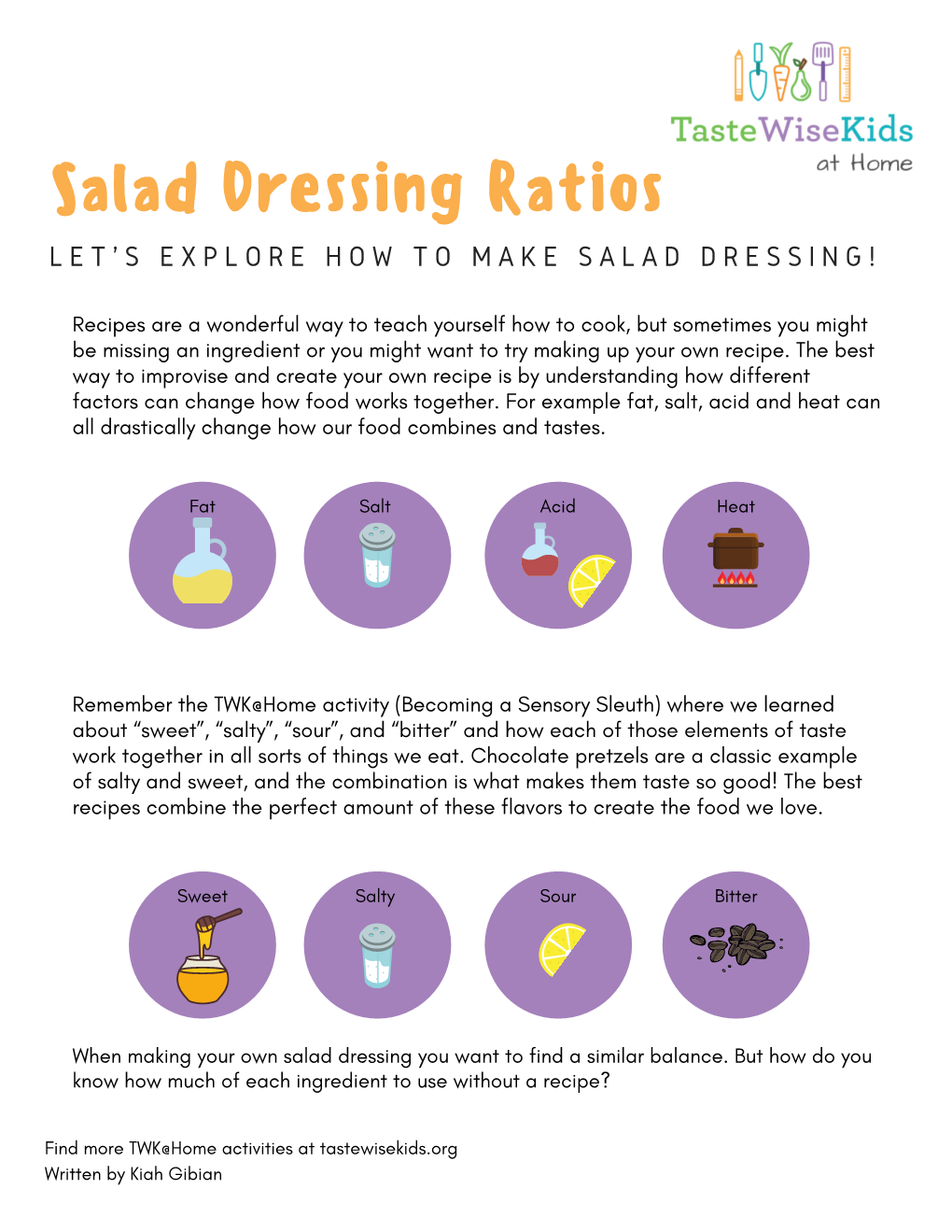 Salad Dressing Ratios