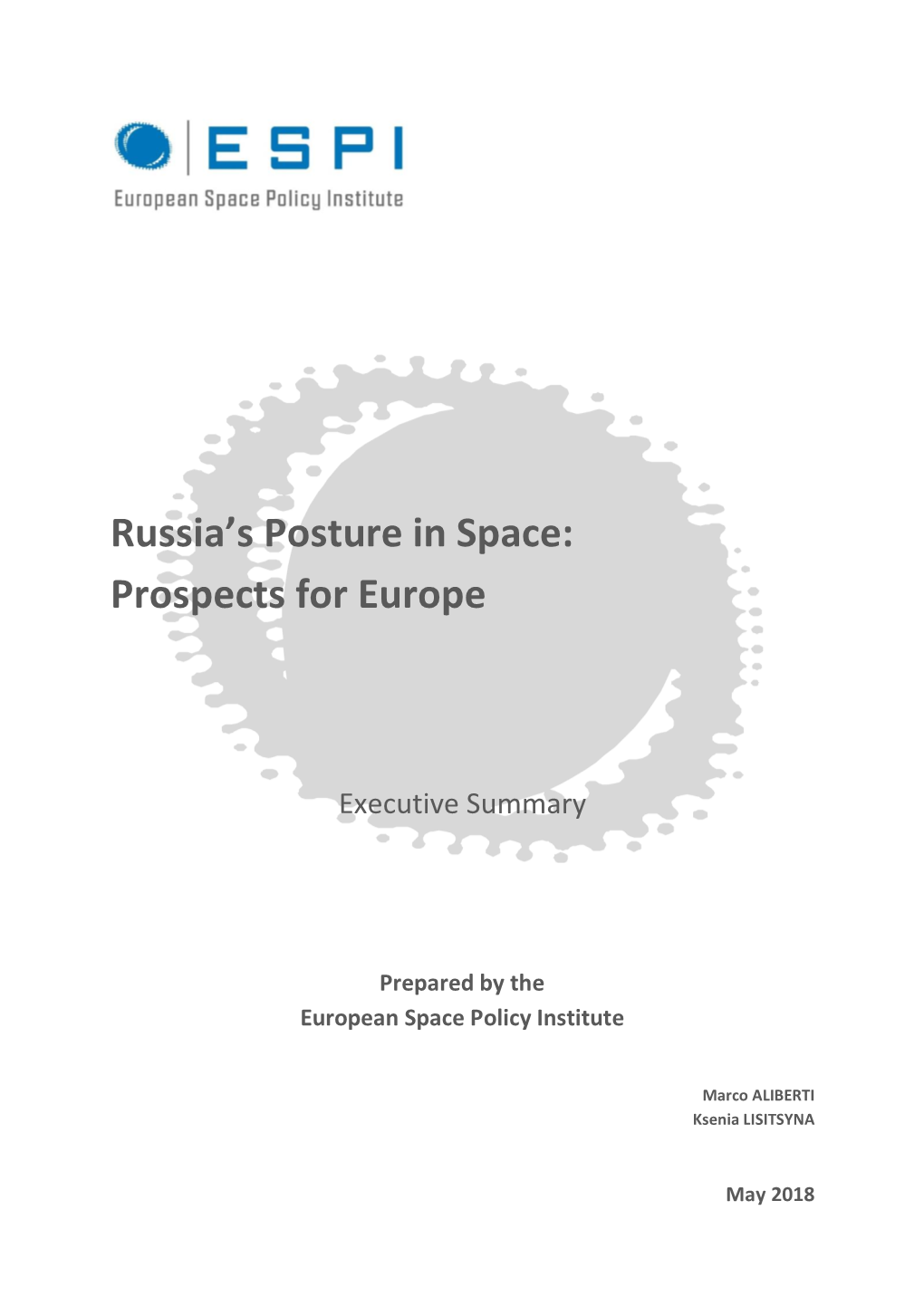 Russia's Posture in Space