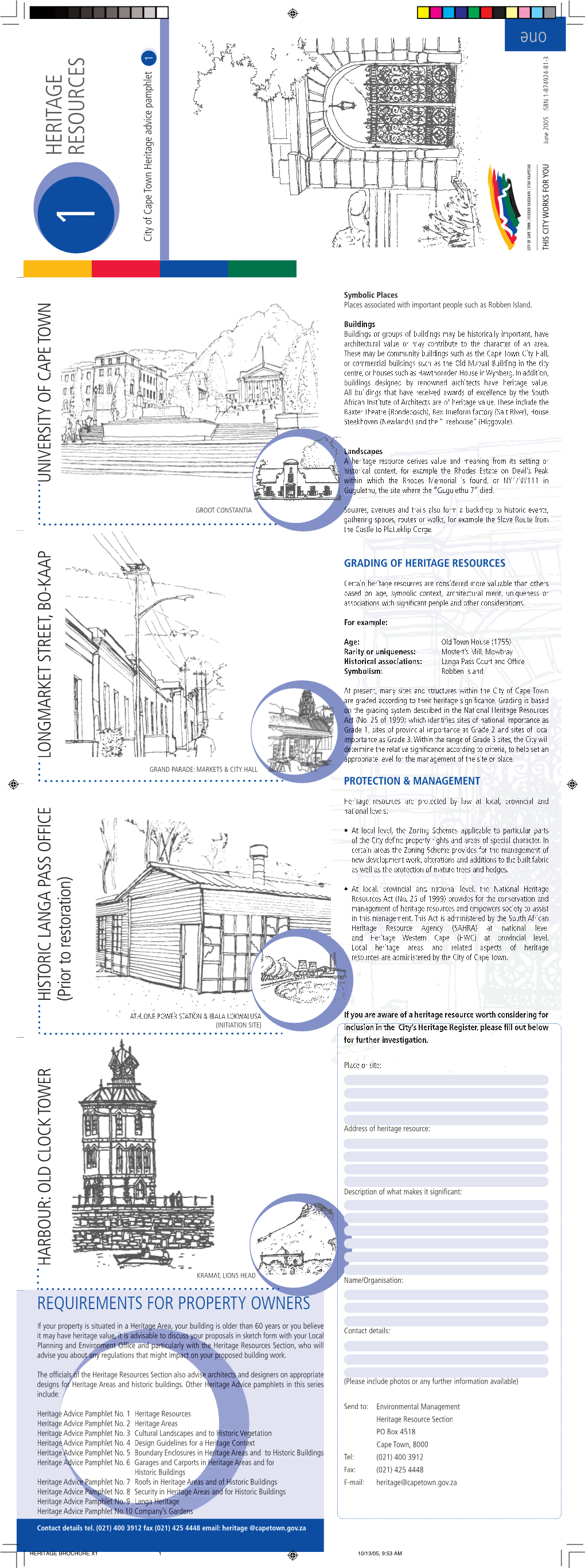 HERITAGE BROCHURE X1 Contact Detailstel