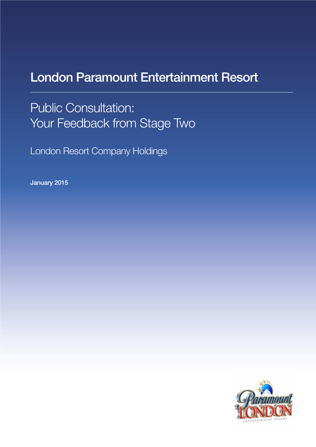 London Paramount Entertainment Resort