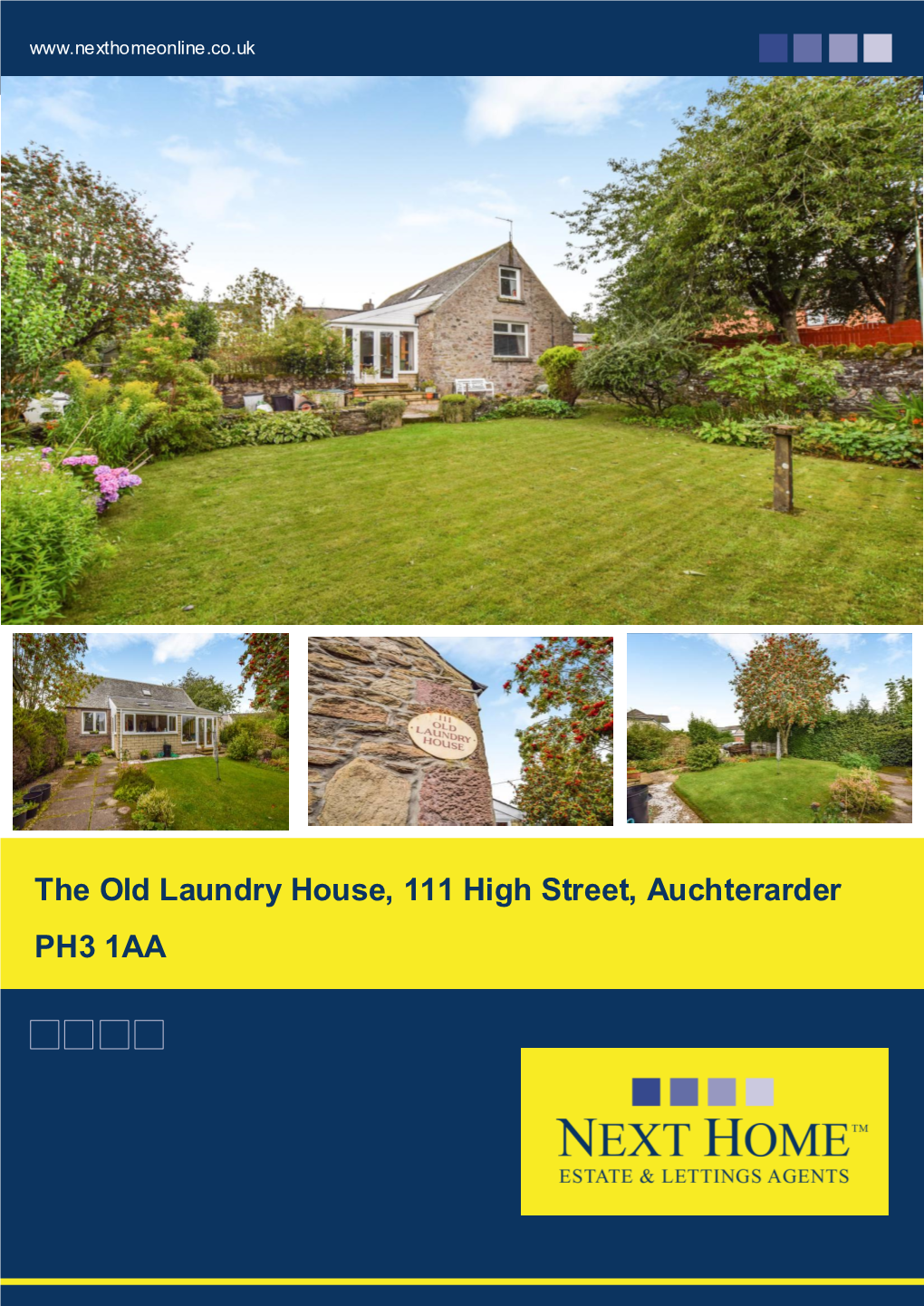 The Old Laundry House, 111 High Street, Auchterarder PH3