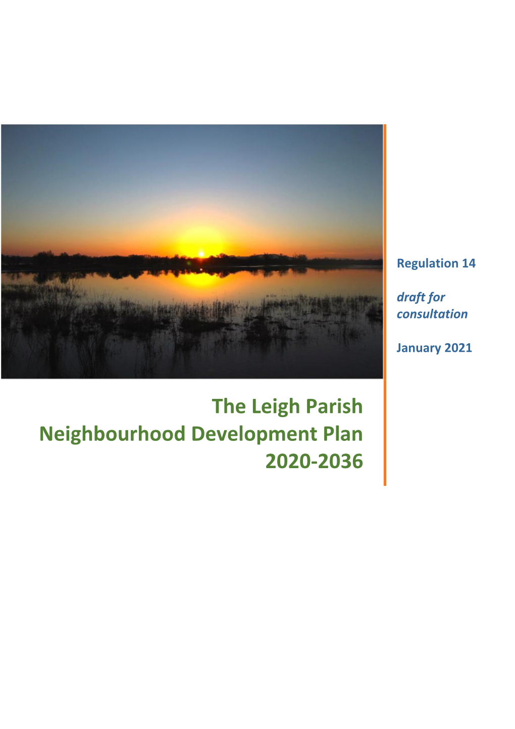 The Leigh Parish Neighbourhood Development Plan 2020-2036