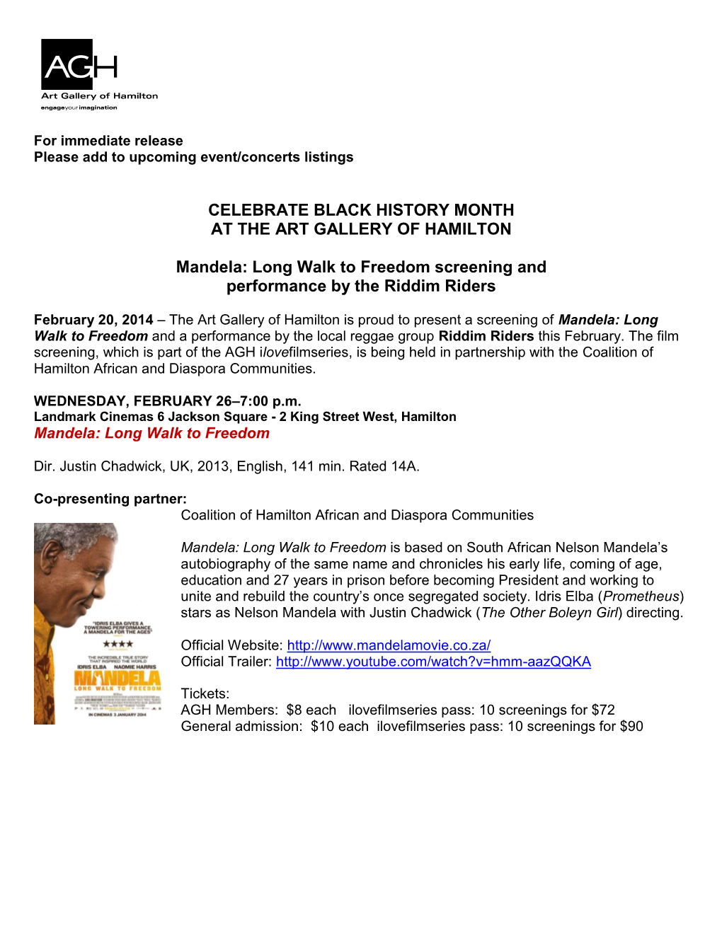 Celebrate Black History Month at the Art Gallery of Hamilton