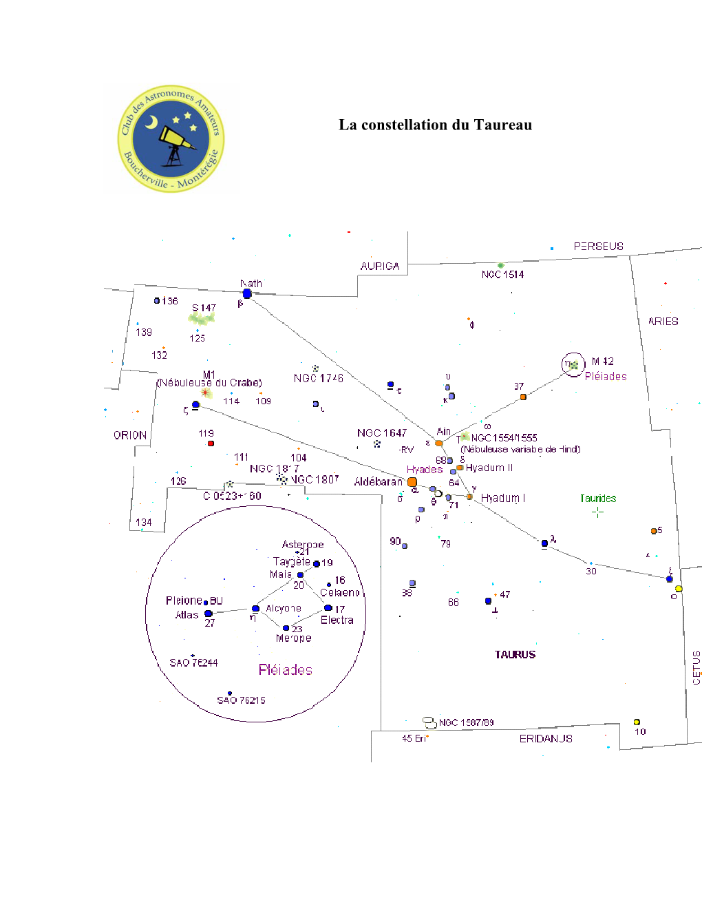 La Constellation Du Taureau