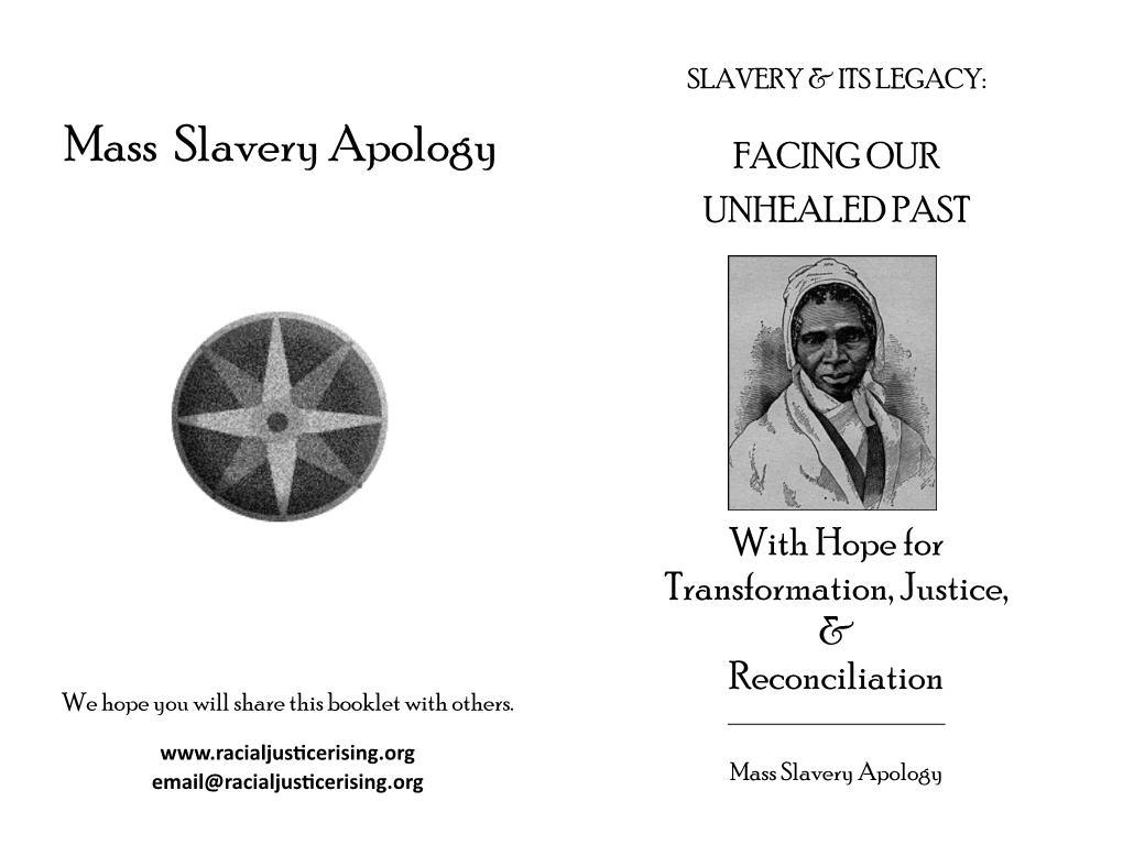 Mass Slavery Apology FACING OUR
